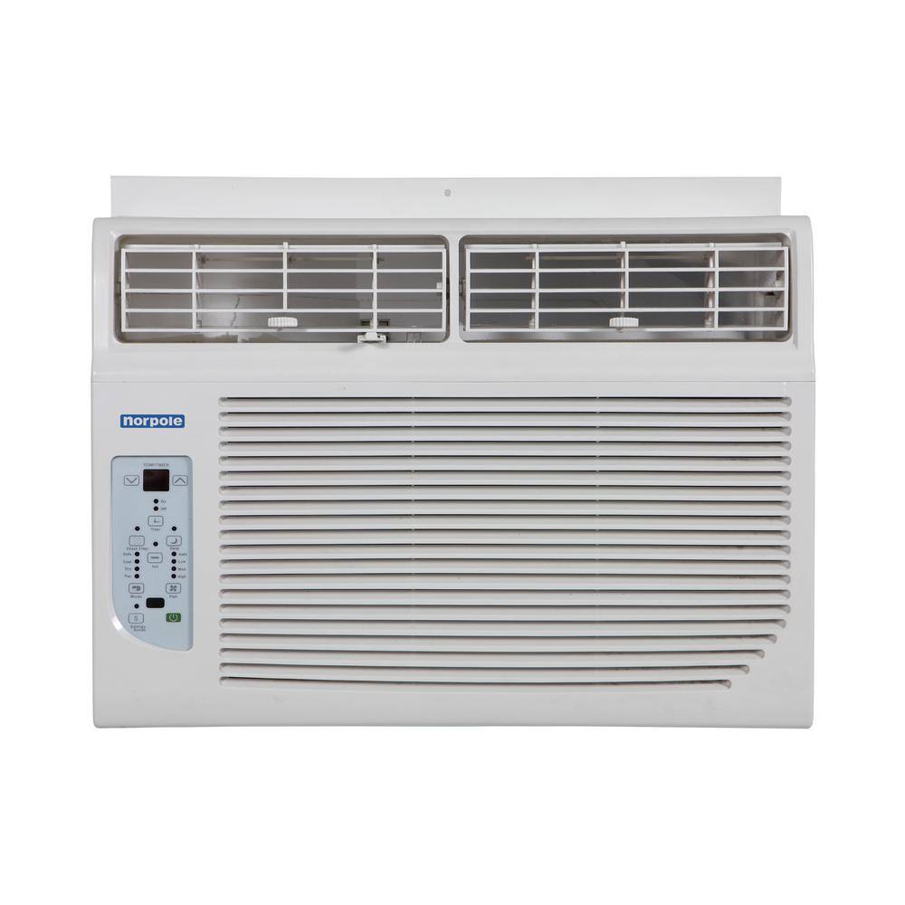 Norpole 12 000 Btu 115 Volt Window Air Conditioner With Remote Control In White Nprac12kewmz1 The Home Depot
