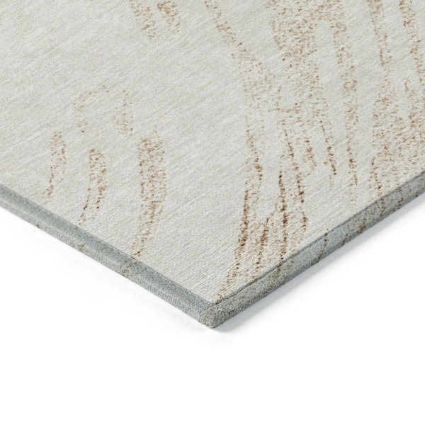 Chantille Machine Washable Indoor/Outdoor Abstract ACN2133 Brown 5 ft. x 7 ft. 6 in. Area Rug