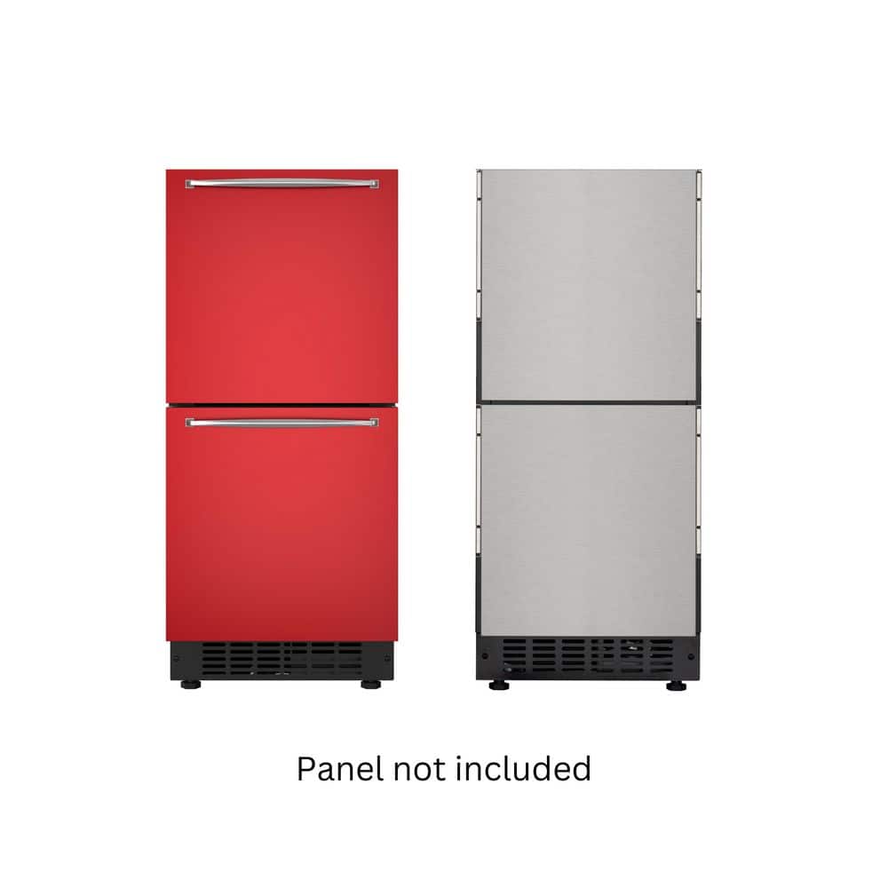 15 in. Panel Ready Built-In Double Drawer Refrigerator