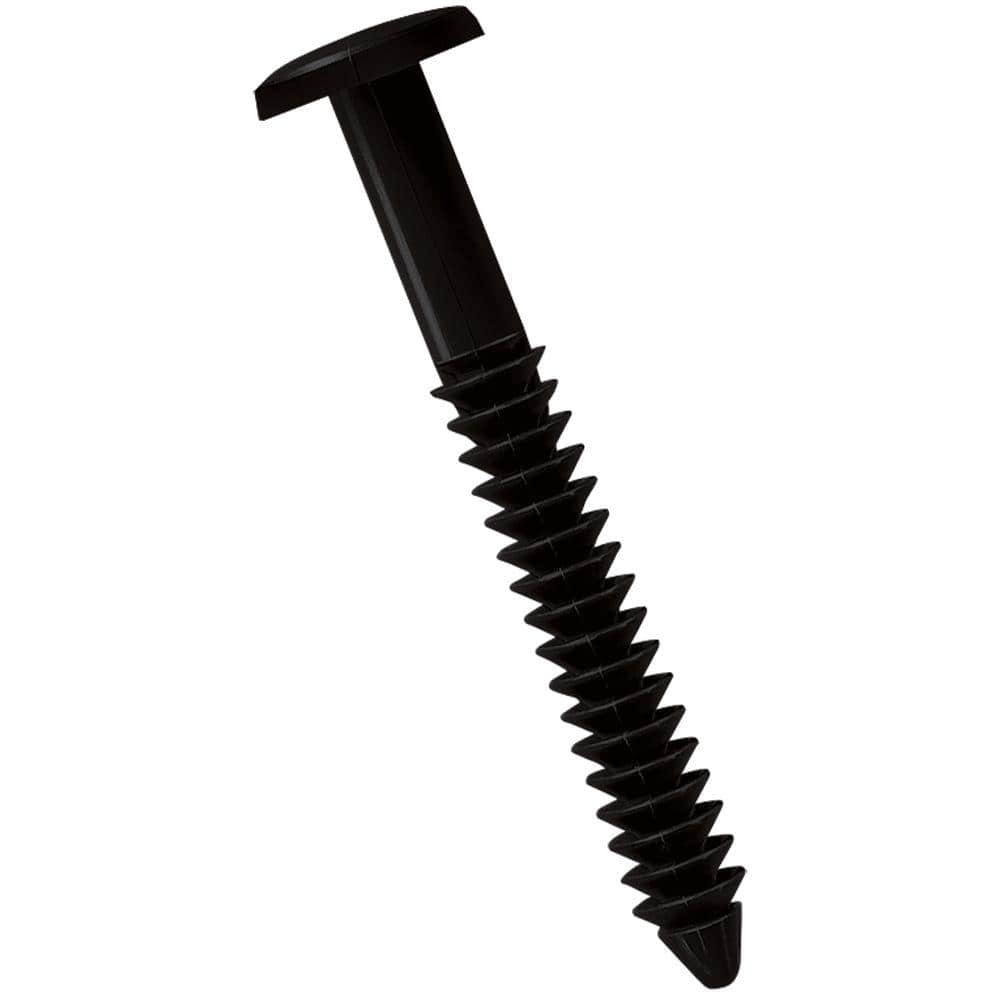 Builders Edge Black Shutter Lok Fasteners Exterior Shutter Hardware (12Pack) 080192152336 The