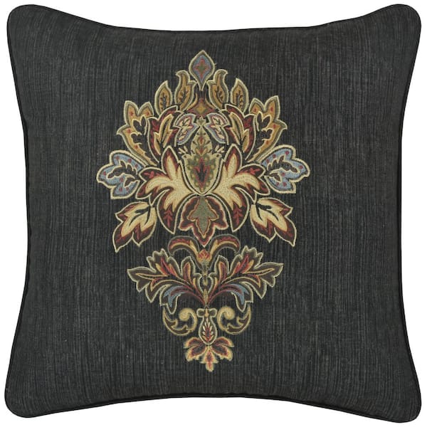 Unbranded Maria Cotton 18 in. Square Decorative Throw Pillow 18 X 18 in.