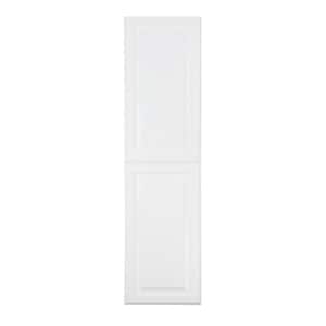 15.5 in. W x 53 in. H x 3.5 in. D Cutlass Raised Panel White Recessed Solid Wood Medicine Cabinet without Mirror