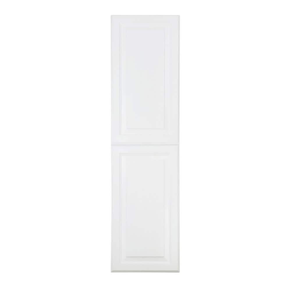 15.5 in. W x 71 in. H x 3.5 in. D Cutlass Raised Panel White Recessed Solid Wood Medicine Cabinet without Mirror price history on PriceWatchPro