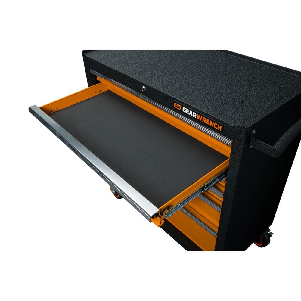 26" GSX Series 5-Drawer Steel Rolling Tool Cabinet with Aluminum Handles