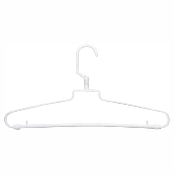 Honey-Can-Do White Hotel Style Hangers (72-Pack)