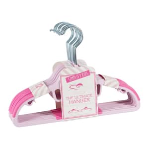Kids 12-Pack Collar Saver Ultimate Hangers in Pink