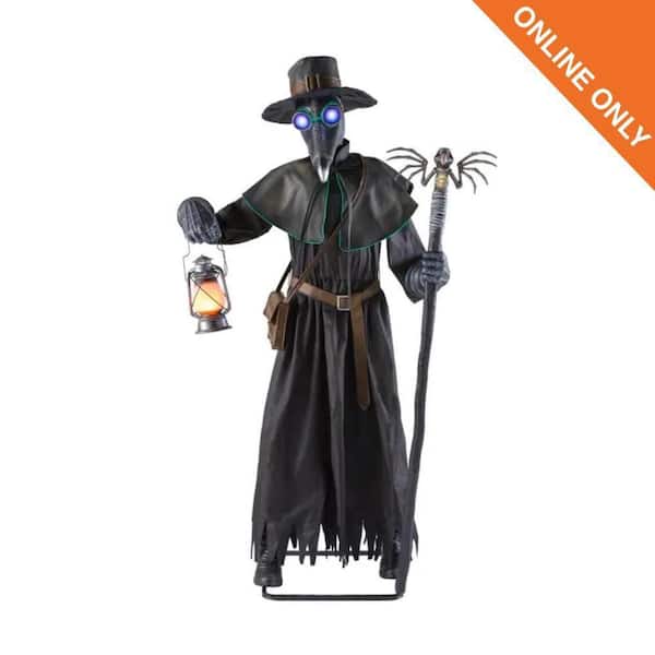 7 FT Grave & Bones Animated LED Plague Doctor