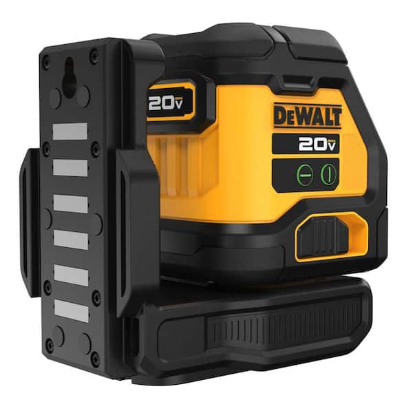 DEWALT - 20V 180 ft. Green Self-Leveling Cross-Line Laser Level and Construction Tripod for Laser Level