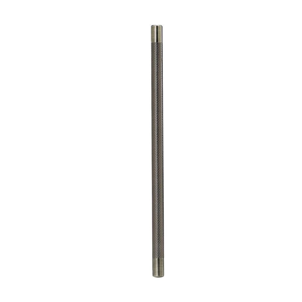 Gunmetal 12-5/8 Inch Modern Industrial Bar Cabinet Pull