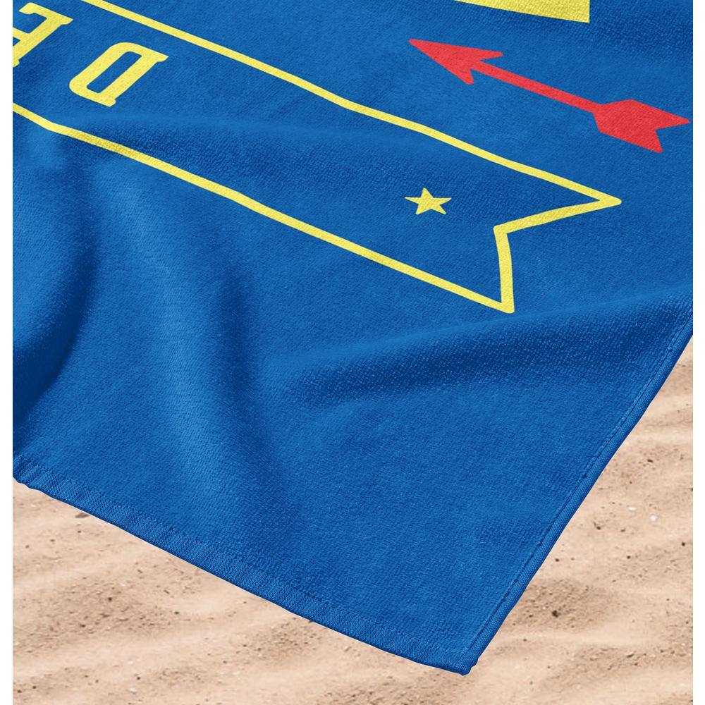 Denver Nuggets Blue Cotton Polyester Beach Towel 30x60 Inches