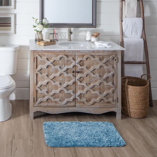 17x24 Everyday Chenille Bath Rug Mint - Room Essentials™ : Target