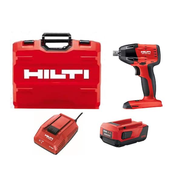 SIW 6-AT 22V 1/2 in. Cordless Brushless Impact Wrench Kit with 4.0 Lithium-Ion Battery Pack Charger and Case