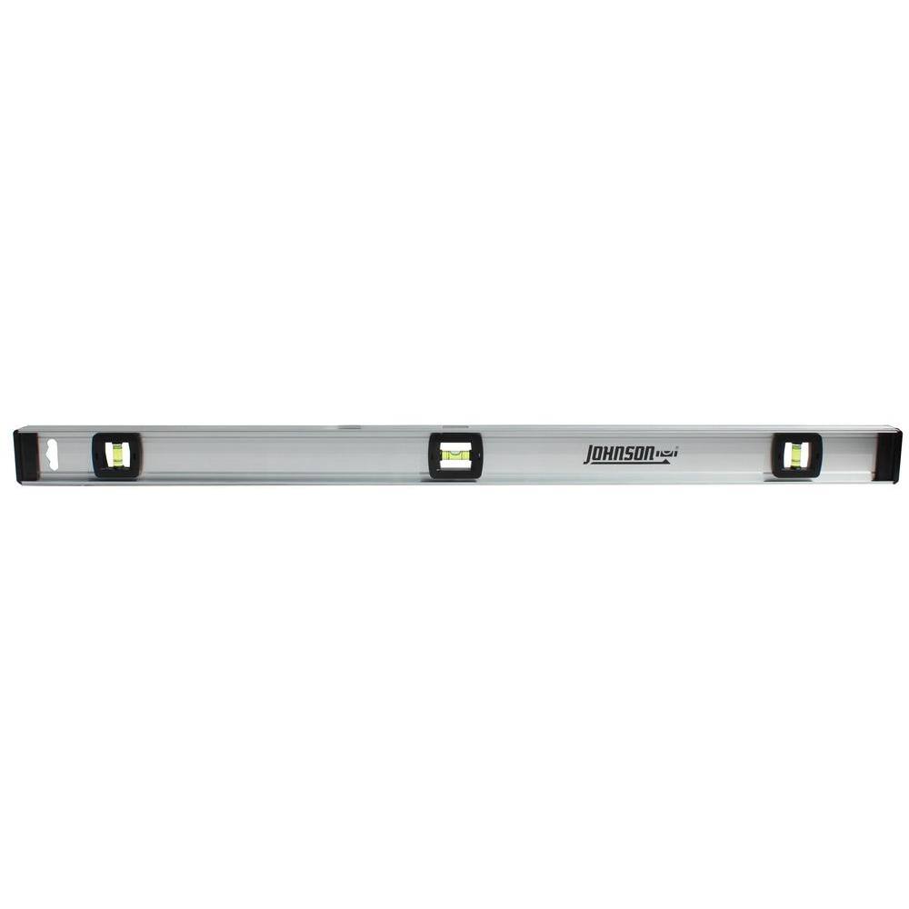 Johnson 36 in. Aluminum Level with Rule 1300-3600