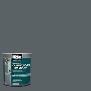 1 qt. #HDC-AC-25 Blue Metal Semi-Gloss Enamel Interior/Exterior Cabinet, Door & Trim Paint