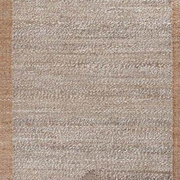 Eden Natural and Tan 5 ft. x 8 ft. Jute Area Rug