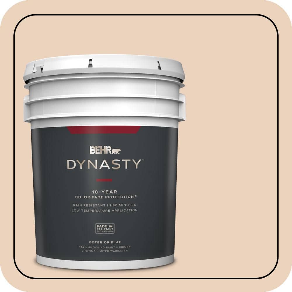 5 gal. #T14-2 South Peach Flat Exterior Stain-Blocking Paint & Primer price history on PriceWatchPro