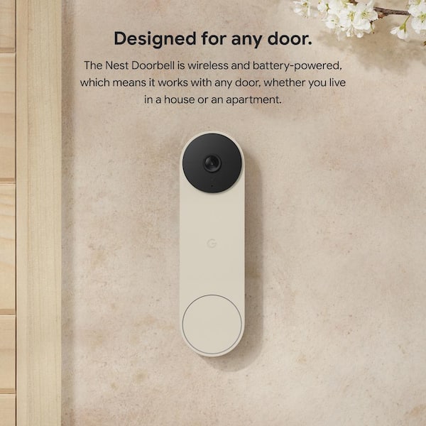 google nest doorbell linen