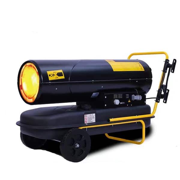 SILVEL 80000 BTU Kerosene Forced Air Space Heater with Thermostat Temperature Control For Warehouse Garage