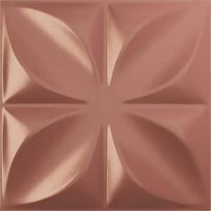 11-7/8"W x 11-7/8"H Helene EnduraWall Decorative 3D Wall Panel, Champagne Pink (Covers 0.98 Sq.Ft.)