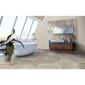 Euro Ice Greige 12 in. x 24 in. Porcelain Floor and Wall Tile (14.42 sq. ft. / case)