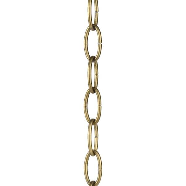 48 in. Distressed Brass Accessory Chain