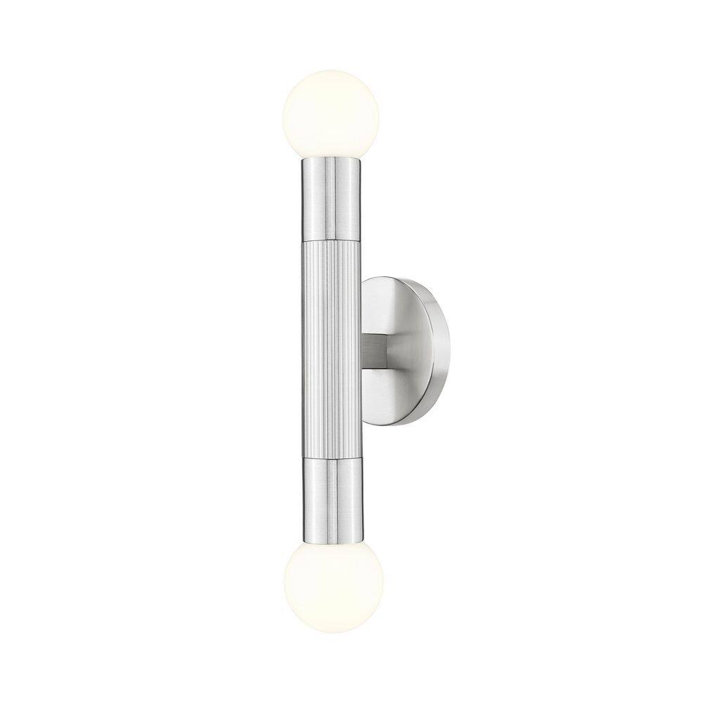 Stari 2 Light Brushed Nickel Wall Sconce with No Shade price history on PriceWatchPro