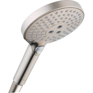 Raindance Select S 3-Spray Patterns with 1.75 GPM 5 in. Wall Mount Handheld Showerhead in Brushed Nickel