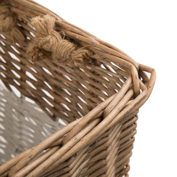 Farmlyn Creek 3-Pack 9 inch Square Wicker Storage Baskets with