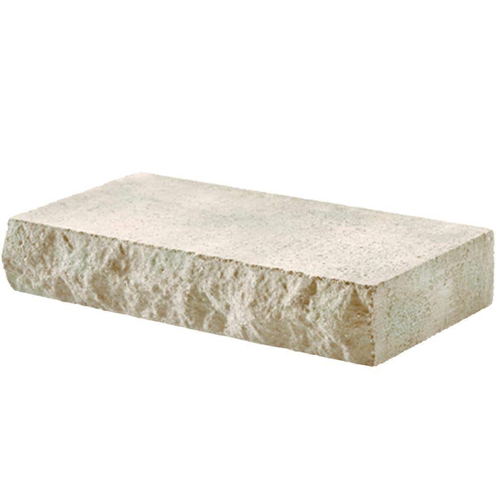 Pavestone 2 in. x 12 in. x 8 in. Antique Concrete Wall Cap 86838 The