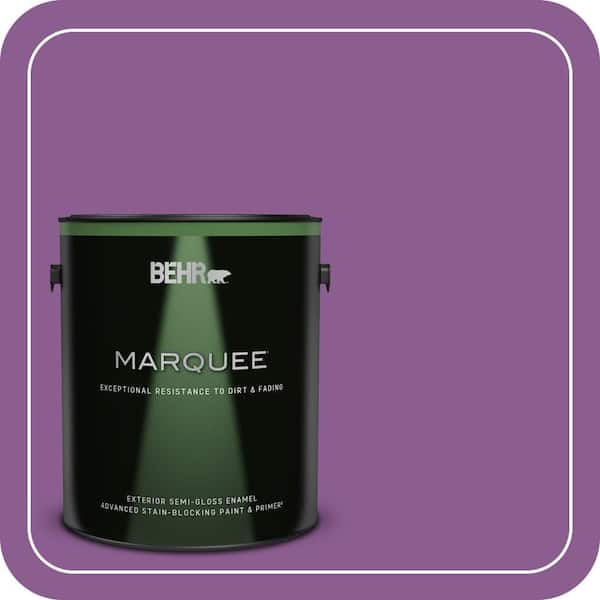 BEHR MARQUEE 1 gal. #P100-6 Chakra Semi-Gloss Enamel Exterior Paint & Primer