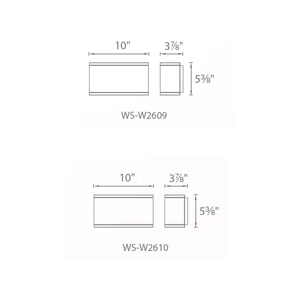 Graphite Crescent LED Outdoor Wall Sconce, Energy-Efficient, Dimmable