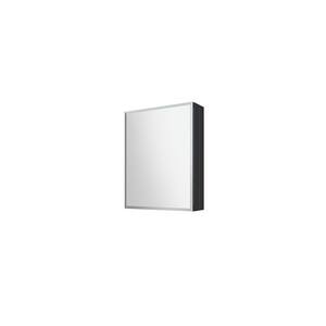 Niveal 12 In. W X 24 In. H Rectangular Matte Black Aluminum Recessed 