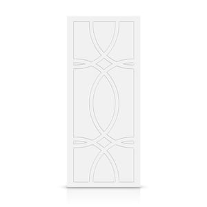 42 in. x 96 in. Hollow Core White Stained Composite MDF Interior Door Slab