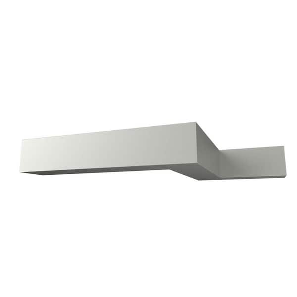Ekena Millwork Colleen 6 in. D x 6 in. W x 12 in. L Polyurethane Crown Moulding Sample