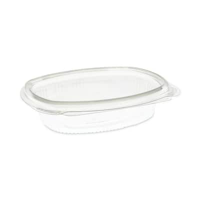 DART ClearPac 24 oz. Plastic SafeSeal Tamper-Resistant/Evident Containers  with Flat Lids, 6.4 x 1.9 x 7.1, Clear (200-Pack) DCCCH24DEF - The Home  Depot