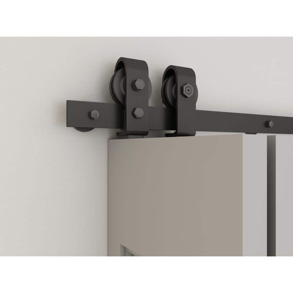 Matte Black Steel Folding Bi-Fold Door Hardware Kit