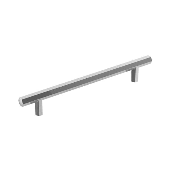 Amerock Caliber 6-5/16 in. (160mm) Modern Polished Chrome Bar Cabinet Pull