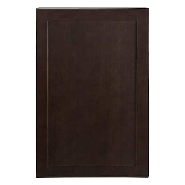 Edson Shaker Assembled 24x36x12.5 in. Wall Cabinet in Dusk