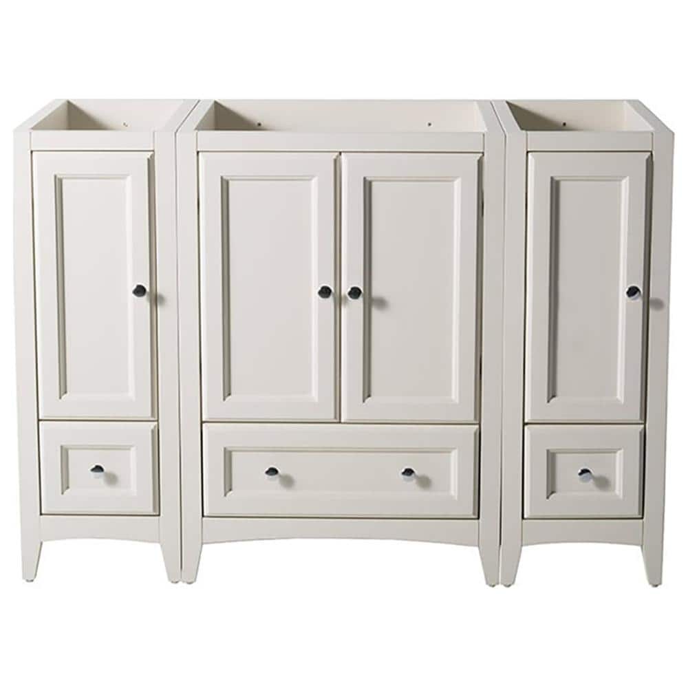 Oxford 48" Antique White Engineered Wood Freestanding Bathroom Vanity Base