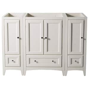 Oxford 48 in. Traditional Bathroom Vanity Cabinet in Antique White