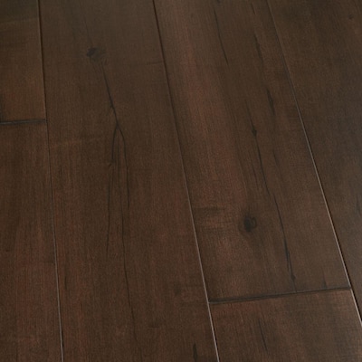 Malibu Wide Plank Maple Zuma 3/8 in. Thick x 6-1/2 in. Wide x Varying Length Engineered Click Hardwood Flooring (23.64 sq. ft. / case)