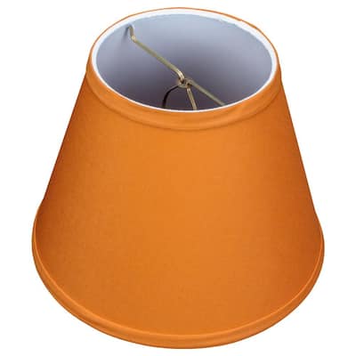 Sunflower Linen Drum Lamp Shade Large Orange Lampshade
