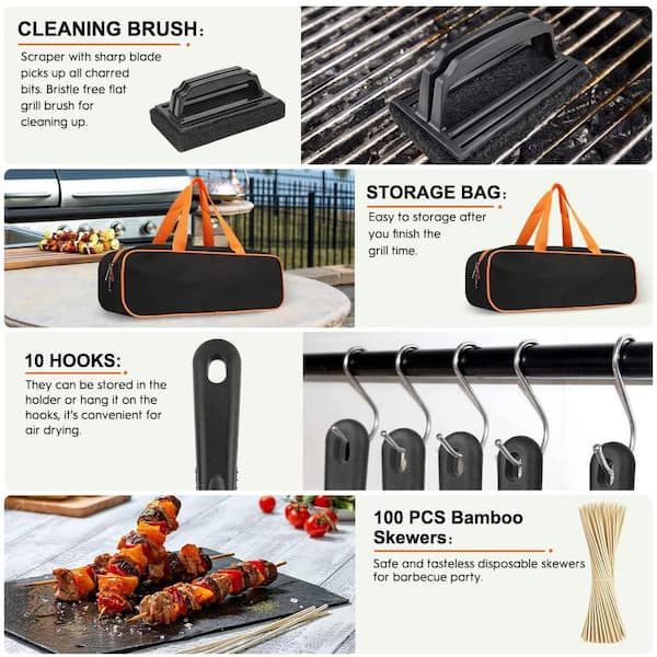 Cooking Accessories BBQ Set Outdoor BBQ Tool Set, Professional BBQ
