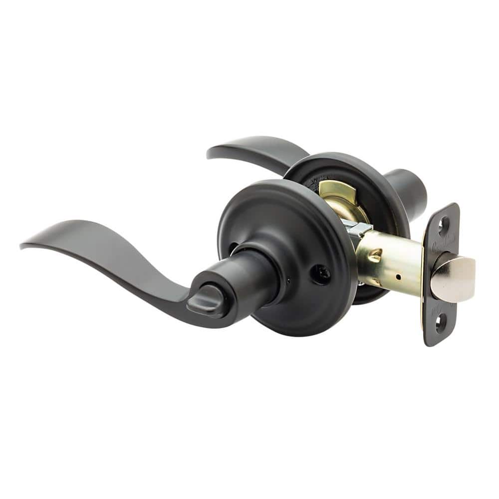 Copper Creek Waverlie Black Privacy Bed/Bath Door Handle WL2230BC - The ...