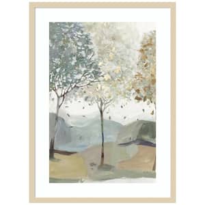 "Breezy Landscape Trees III "by Allison Pearce 1-Piece Wood Framed Giclee Nature Art Print 33 in. x 24 in.