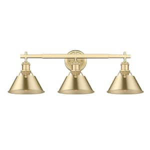 Orwell 27.25 in. 3-Light Brushed Champagne Bronze Vanity Light