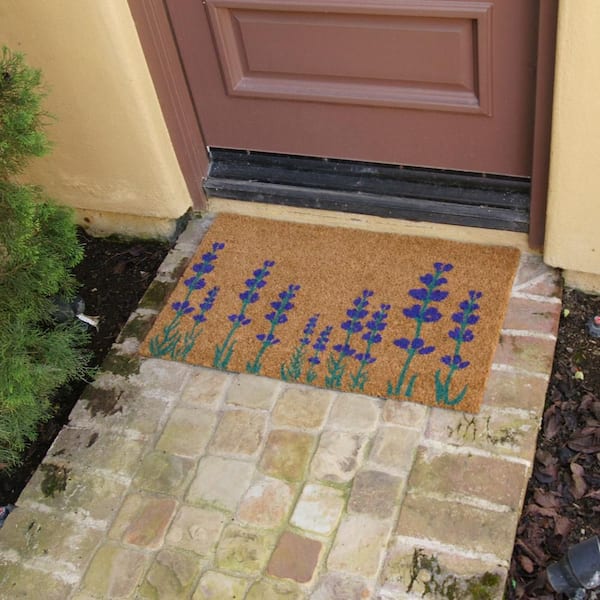 Vintage Floral Door Mat Doormats Non Slip Welcome Indoor Outdoor Home Garden Mats, Size: 50cm x 80cm(19.6'' x 31.5''), Multicolor