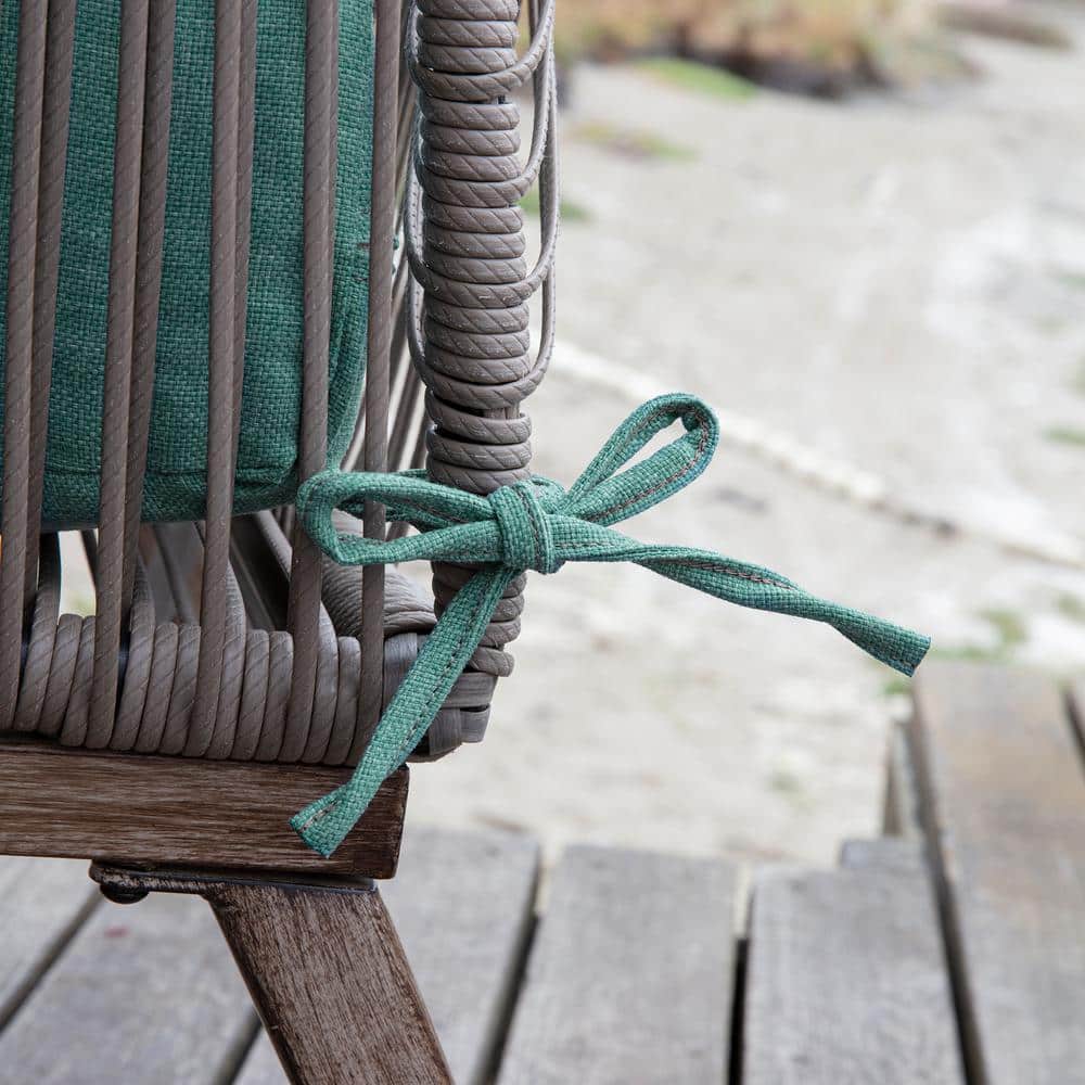 Eco-Friendly Seafoam Green Recycled Adirondack Chair Cushion