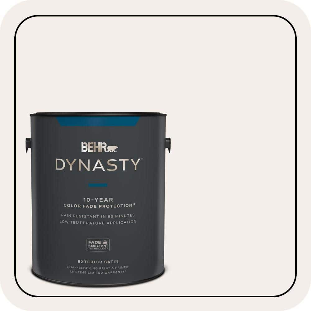 1 gal. #ECC-56-2 White Feather Satin Enamel Exterior Stain-Blocking Paint & Primer price history on PriceWatchPro