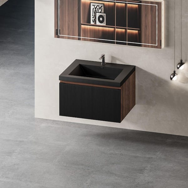 Abruzzo 24 in. Wall-Mounted Bath Vanity Modern Floating